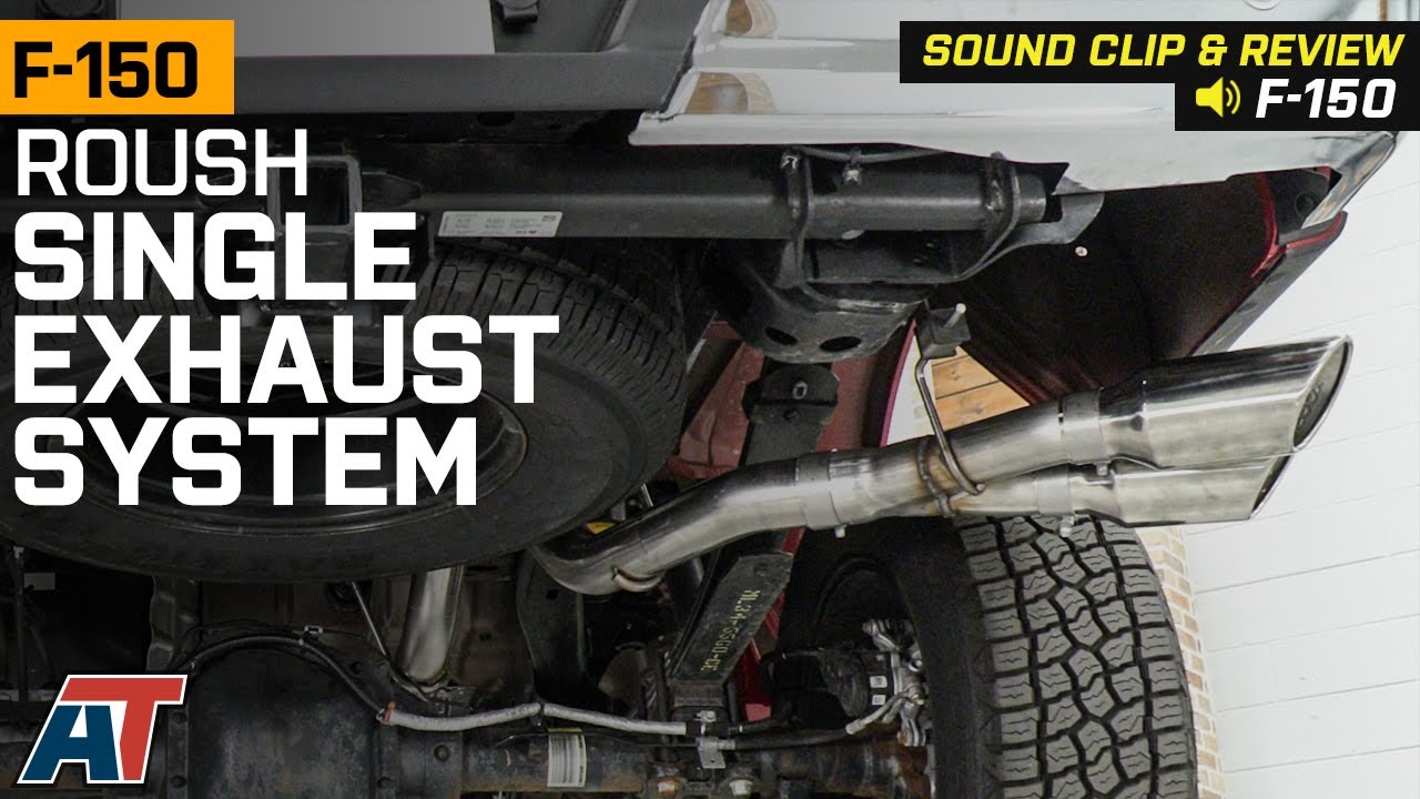 2021-2022 5.0L F-150 Roush Single Exhaust System with Polished Tips Review & Sound Clip