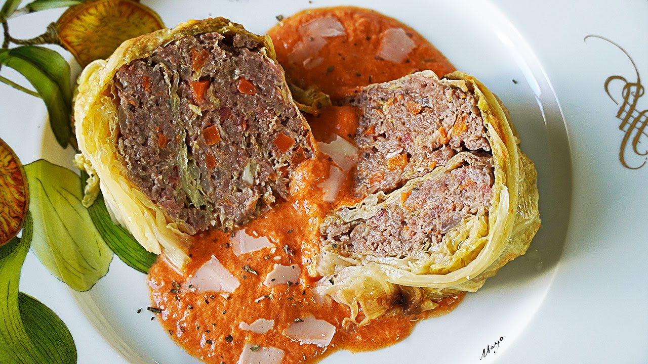 NUNCA UN REPOLLO ESTUVO TAN DELICIOSOS! RECETA DE REPOLLO RELLENO DE RES MUY RENDIDORA
