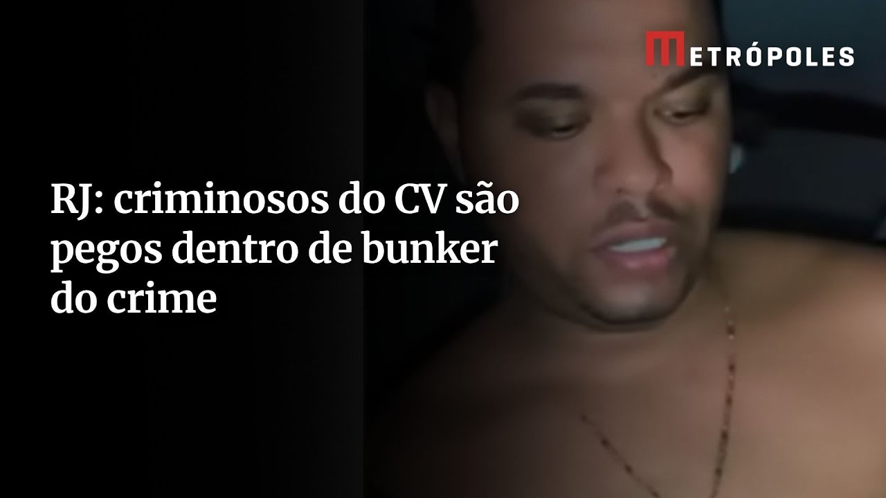 Exclusivo: veja soldados do CV encurralados dentro de bunker do crime