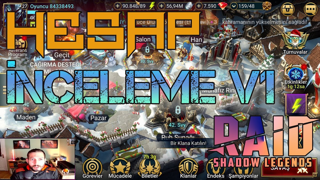 Takipçi Hesabında Düzenleme - Raid Shadow Legends #raidshadowlegends