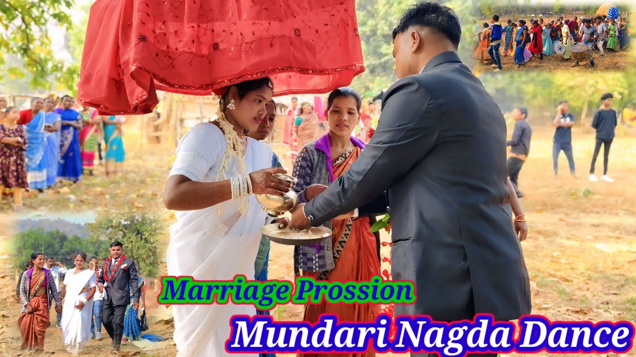Premit Weds Paulina _Marriage Prossion ll Mundari Nagda Dance Video ll Christian Adivasi Shadi