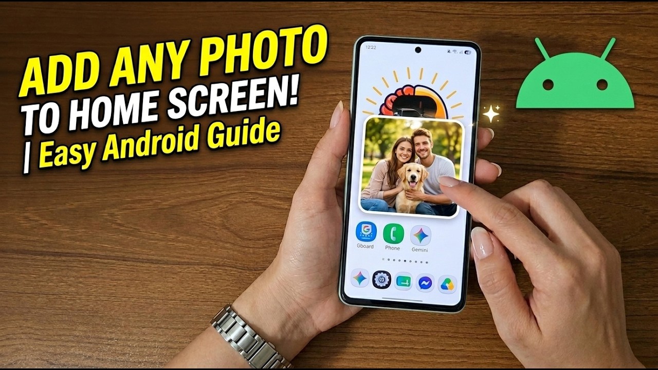Add a Photo to Your Android Home Screen (Easy Method)
