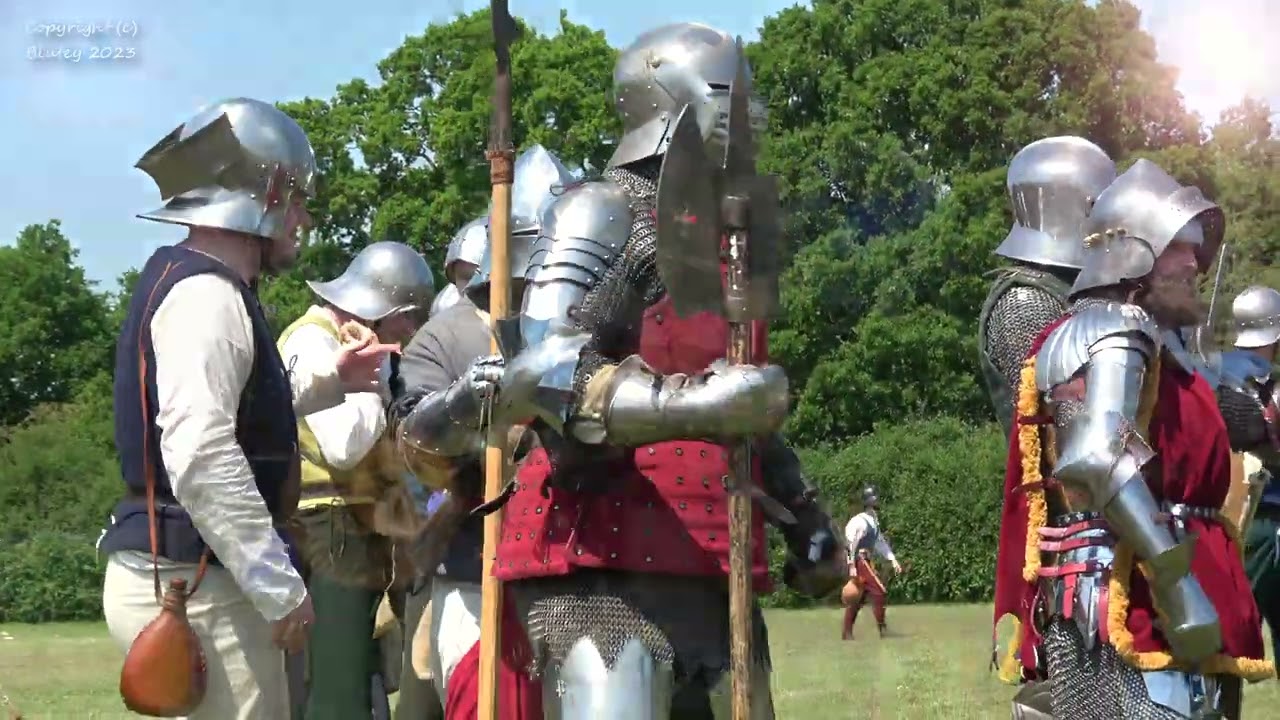 Barnet Medieval Festival, London, UK, 2023 - 2nd Battle of St Albans Re-enactment - Part 1 of 2