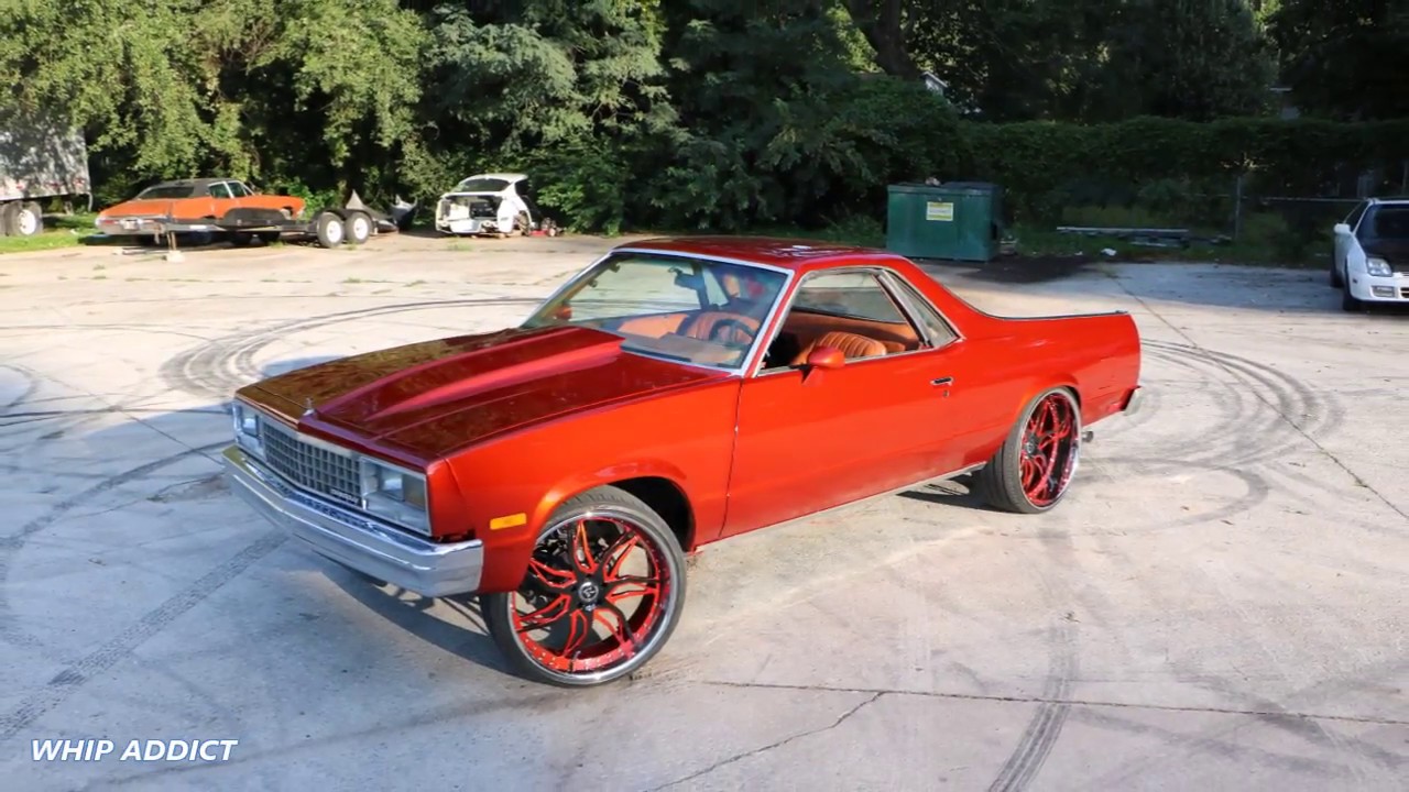 WhipAddict: Kandy Orange El Camino on Rucci Forged 24s, Painted by TopRyderKustomz