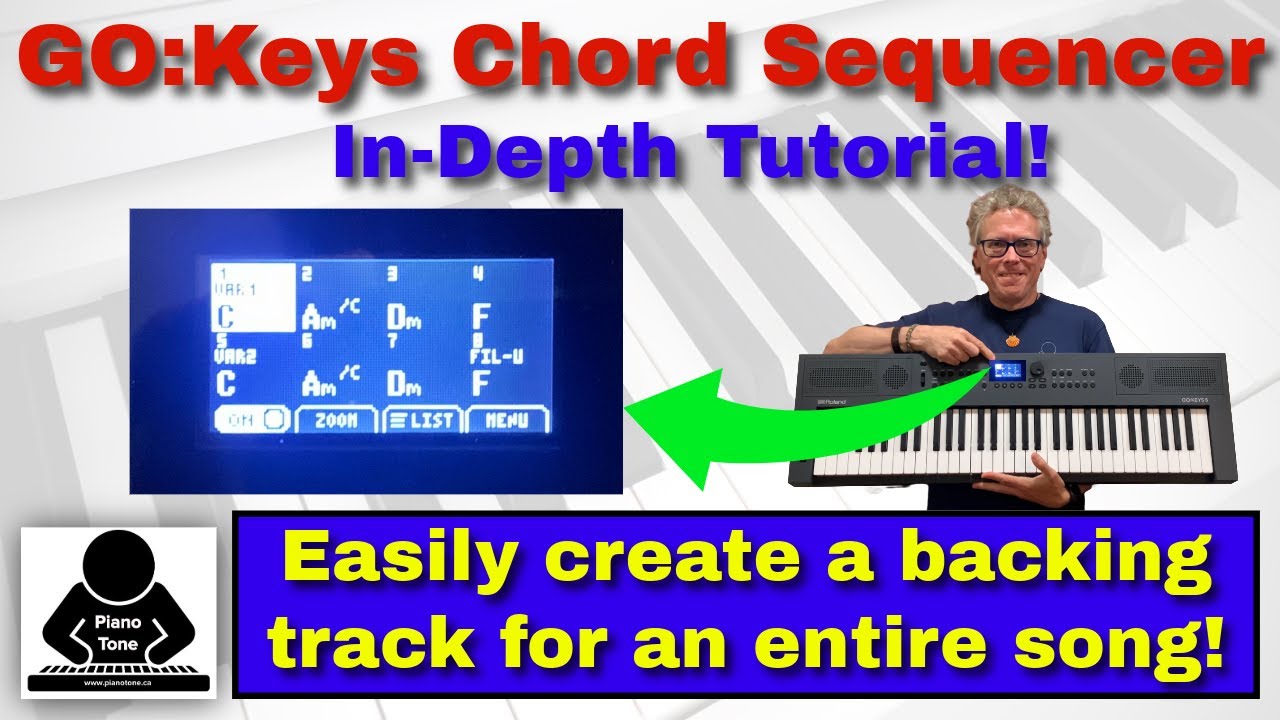 Make Roland GO:Keys Chord Sequencer Backing Tracks In Minutes