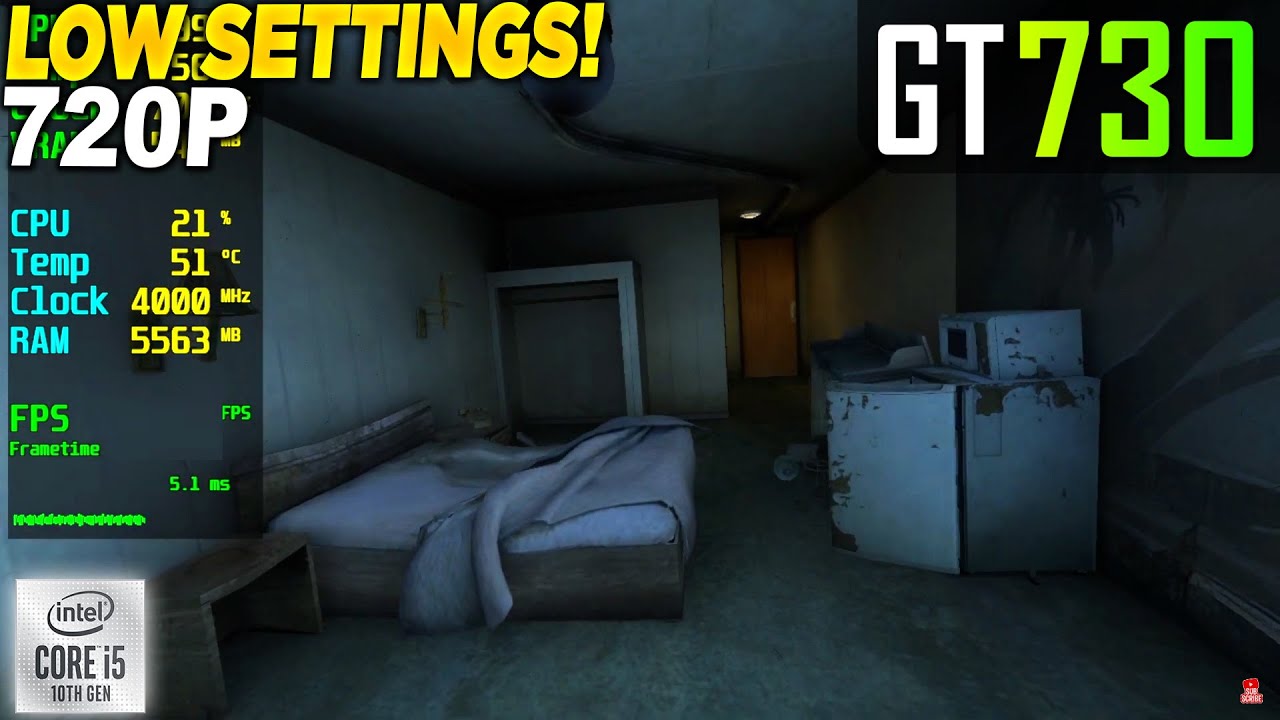 Portal 2 GT 730 - 720p Low,