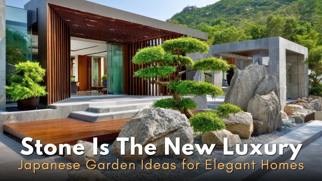 Zen Meets Luxury: Japanese Stone Art Gardens for Modern Elegant Homes