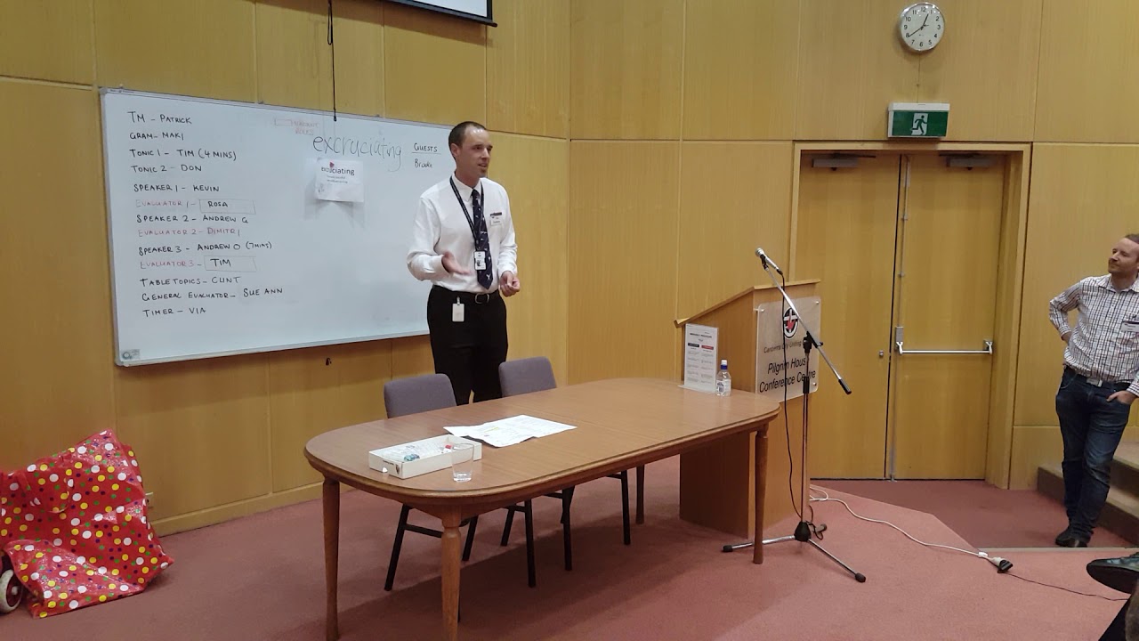 Innovative Planning - Ben and Ali's Wedding speech practice - Delivering Social Speeches