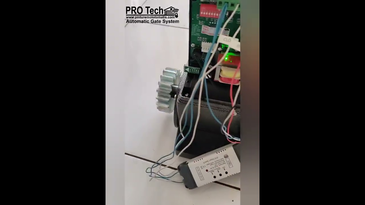 Tutorial Pemasangan Kabel Sensor Smart Switch Automatic Sliding Gate PRO Tech