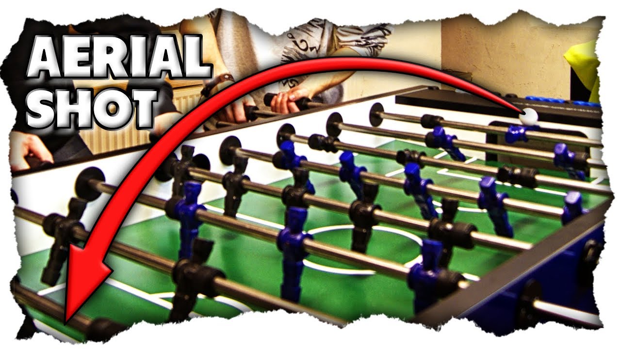 Tischfußball Trick Shot lernen – Der Aerial Shot