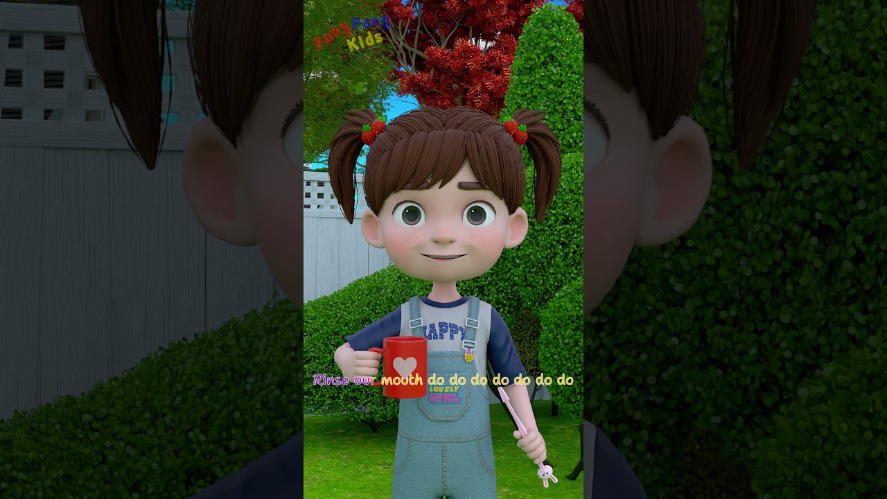 Don't forget to rinse your mouth as the last step of brushing your teeth!