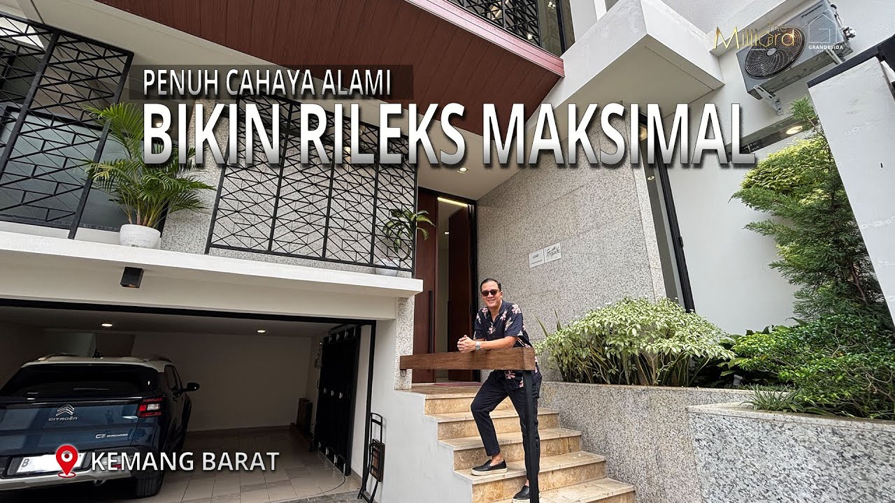 Rumah Tropical Modern Impian! Cahaya Alaminya Bikin Betah Seharian! | TOUR 180