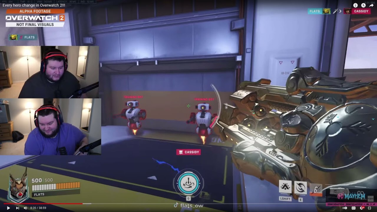 Flats admits he almost leaked the Overwatch 2 Alpha before XQC