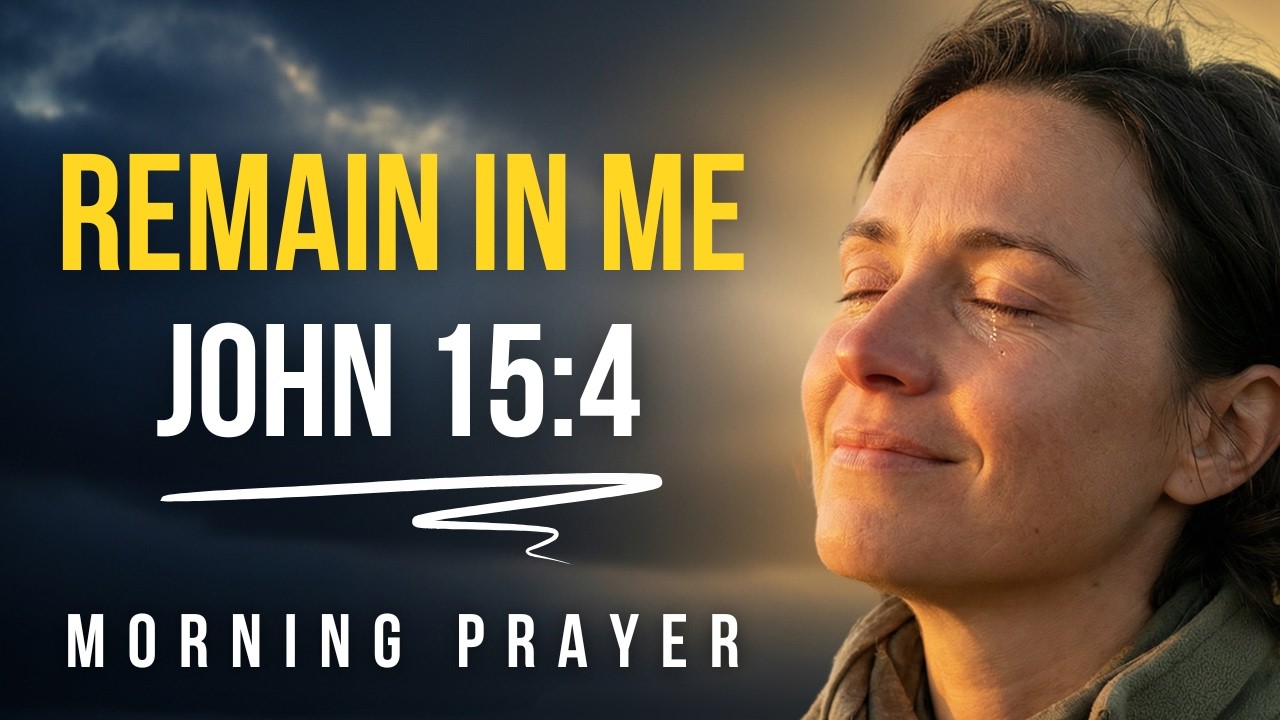 When Everything Changes, Don’t Strive—Remain in Me | Morning Prayer to Stay Close and Calm