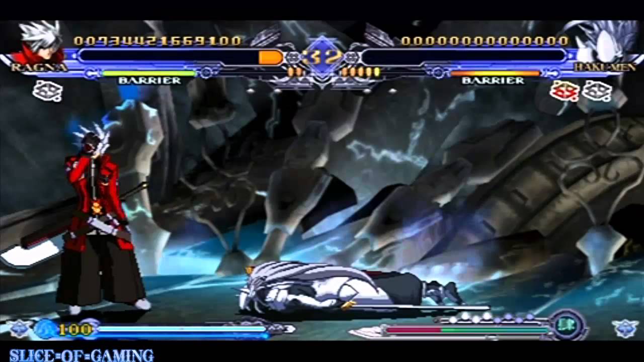 Slice of Gaming - BlazBlue: Continuum Shift II (PSP) Ragna Arcade Run (Full)