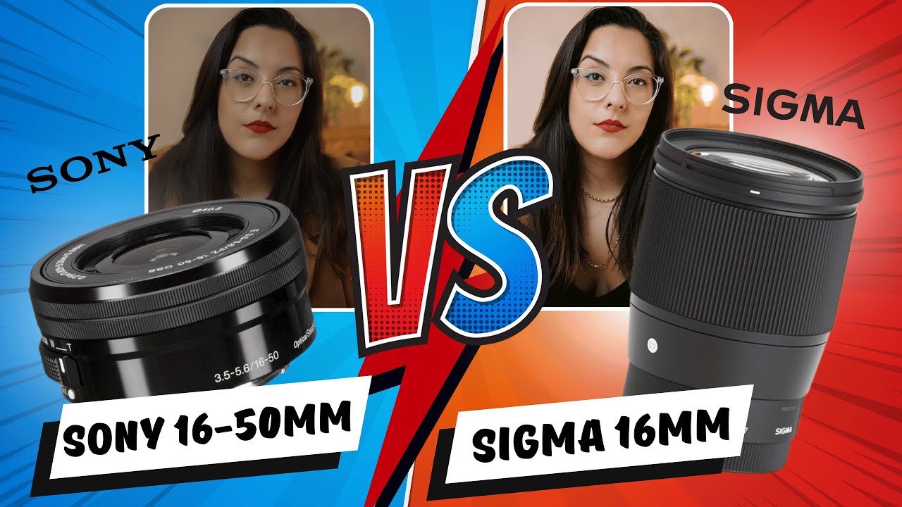 LENTE DO KIT SONY 16-50MM VS LENTE SIGMA 16MM F1.4 *fiquei impressionada*