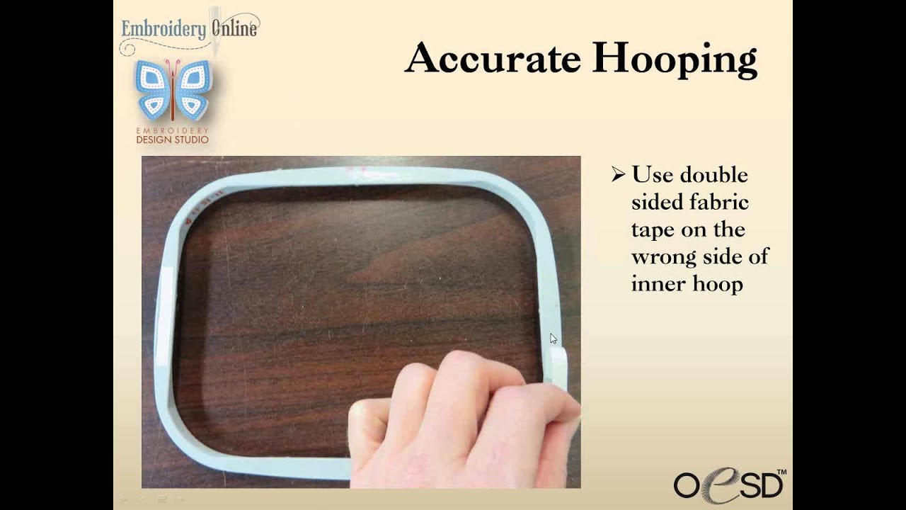 Machine Embroidery Basics: Hooping Tutorial
