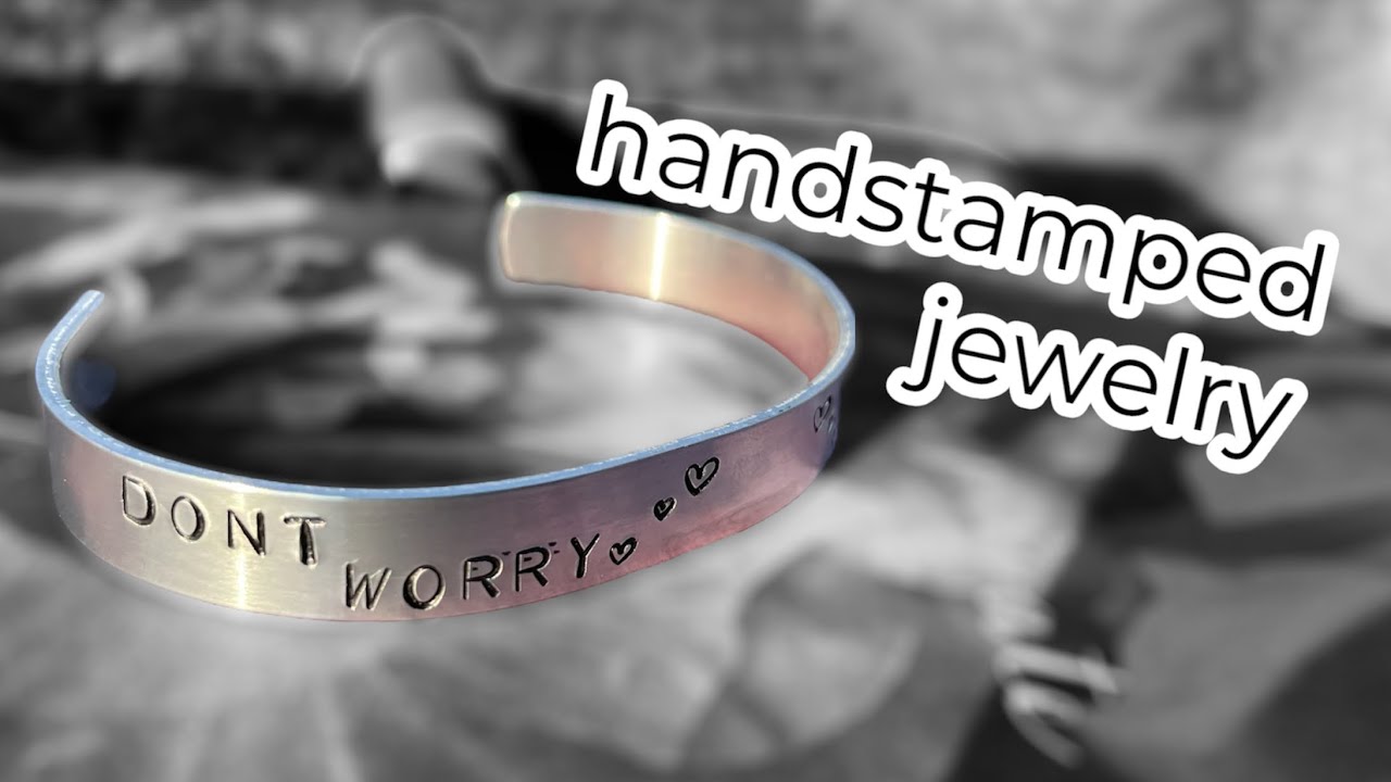 i try making handstamped jewelry