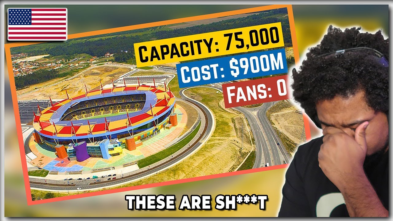 American Reacts to the 7 WORST Sports Stadiums in the WORLD