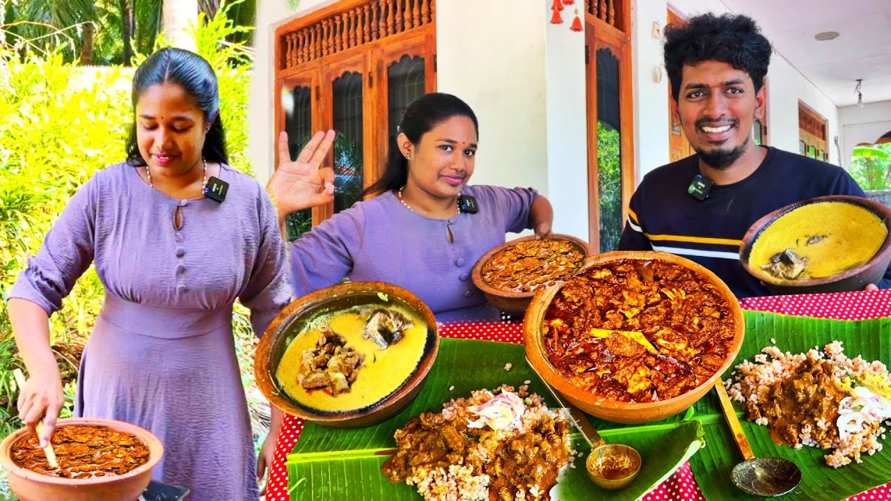 சங்கவி செய்த யாழ்ப்பாண ஆட்டிறைச்சி கறி 😍🤤🍲 | Jaffna Mutton curry 🍲🐐