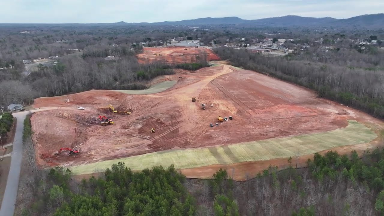 Drexel Industrial Drone Footage December 2025