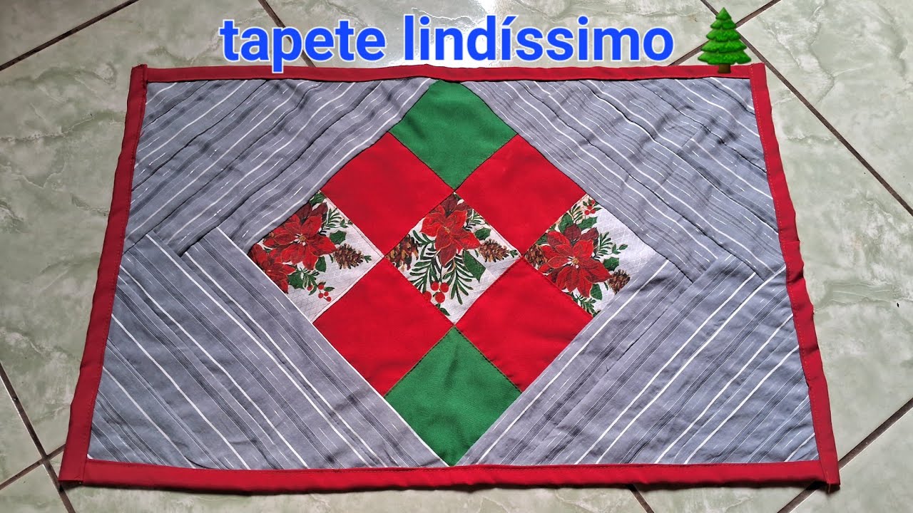 Tapete de retalhos fácil #costuracriativa #pathwork @sandra gomes artesanato 
