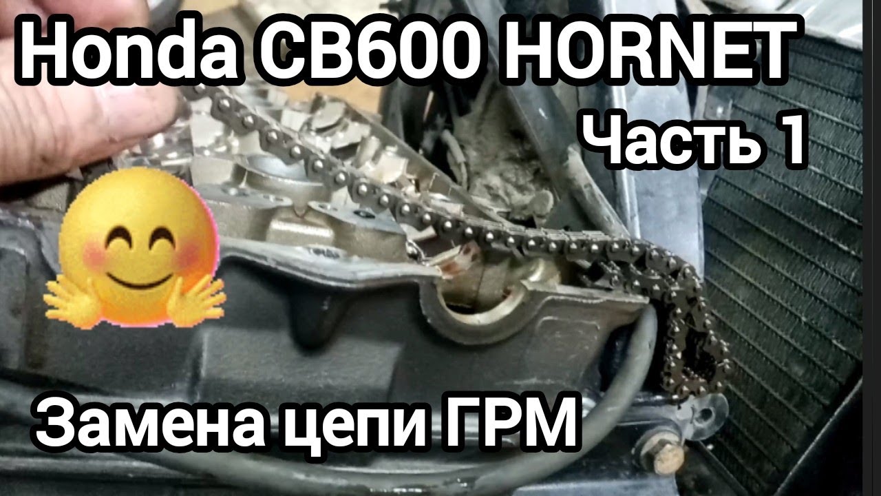 HONDA CB600 Hornet замена цепи ГРМ, часть 1..