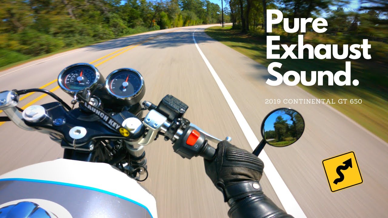 Royal Enfield Continental GT 650 | POV | PURE EXHAUST SOUND | Gopro Hero 9
