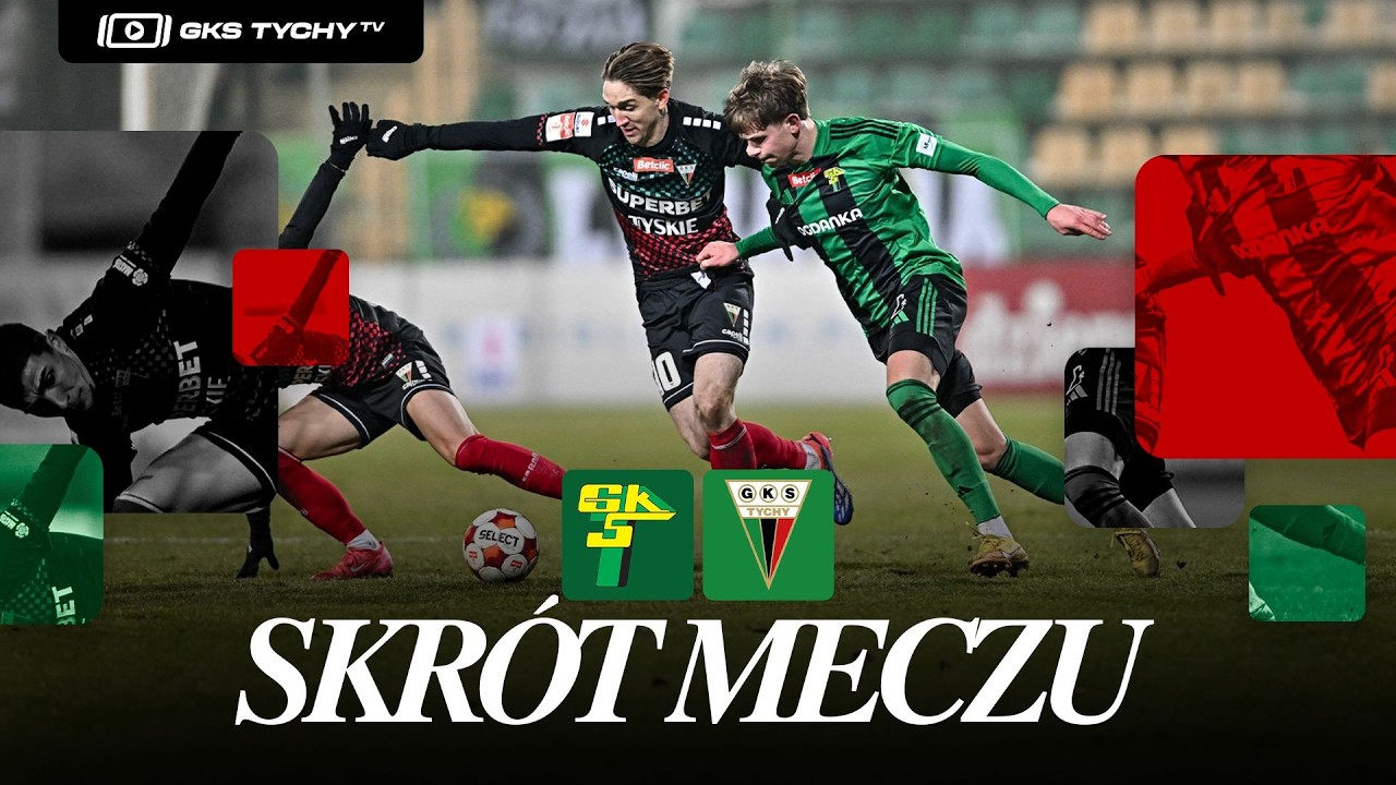 22. kolejka Betclic1Liga: Skrót meczu Górnik Łęczna - GKS Tychy 1:0