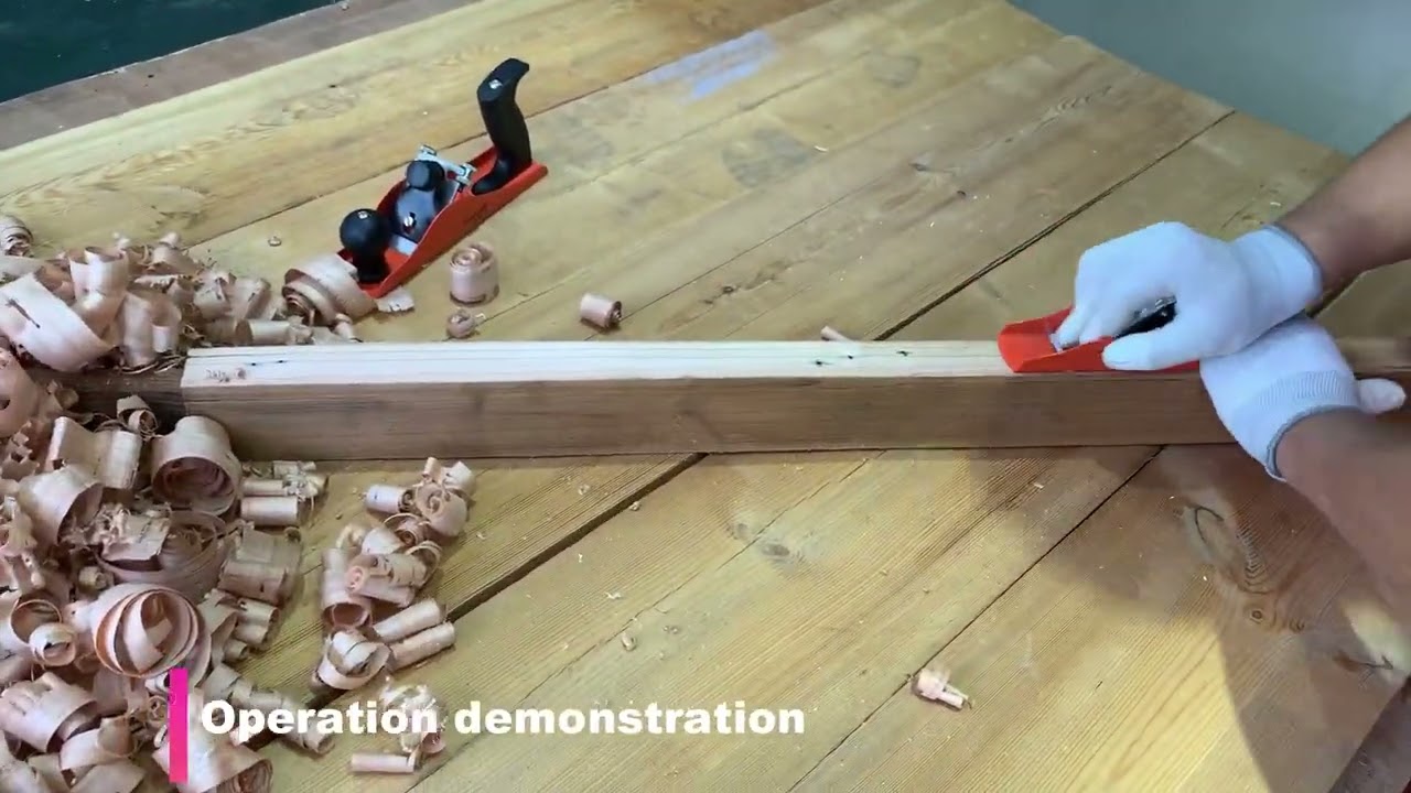 Harden 135x33mm, 235x44mm Wood Planer Portable Hand Tool Mini Wood Thickness Planer for Woodwork
