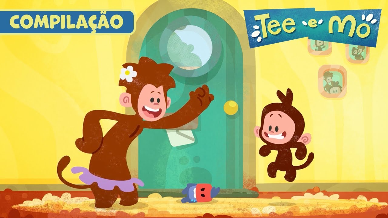Tee tem brinquedos demais 🙈 Tee e Mo 🍌 Compilação de Clipes