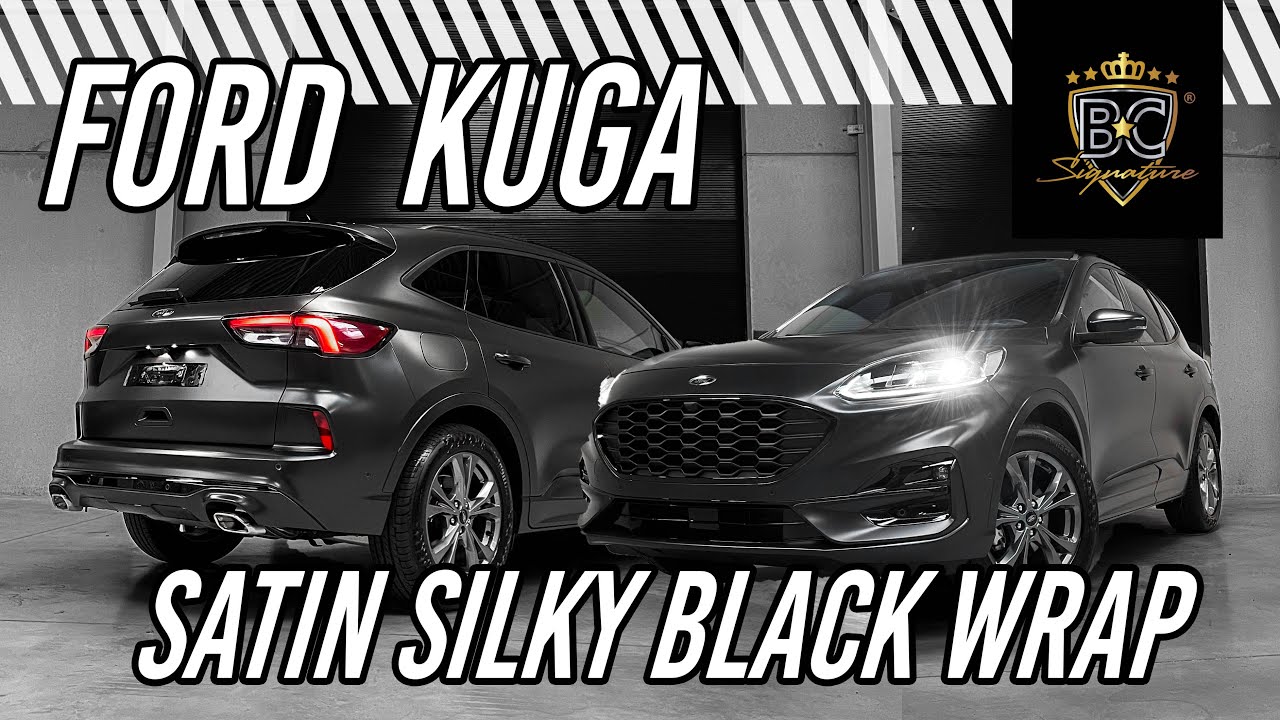 Ford Kuga Wrap in Satin Silky Black