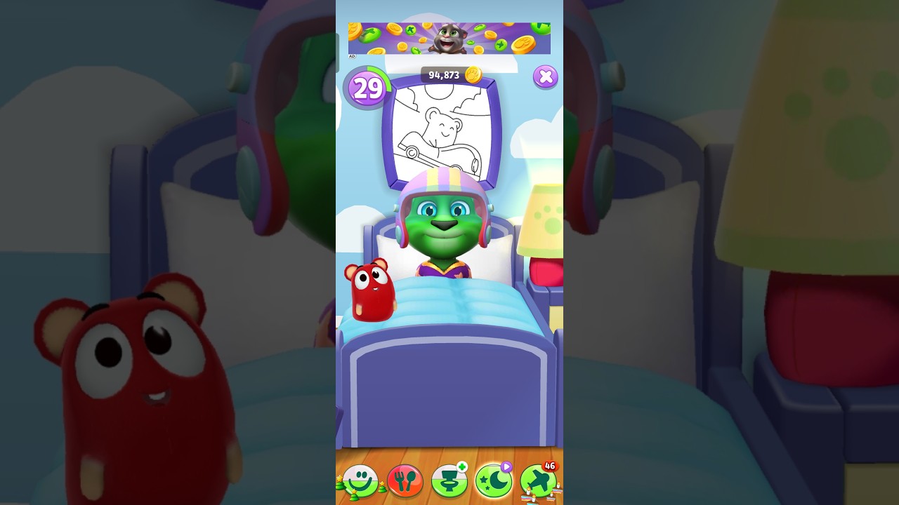 MY TALKING TOM 😹 #talkingtom #talkingangela2 #tomandjerry #shortslive #talkingangela2newupdate2026