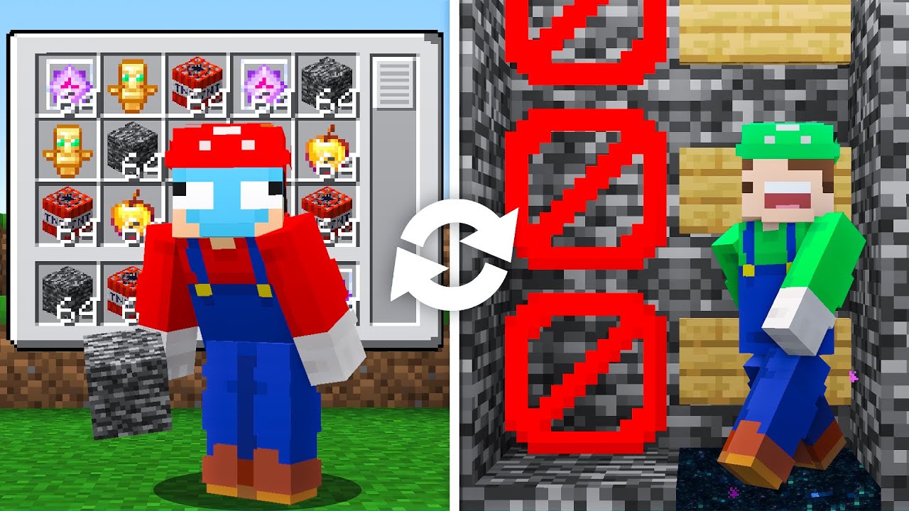 Minecraft Death Swap with Creative Mode...