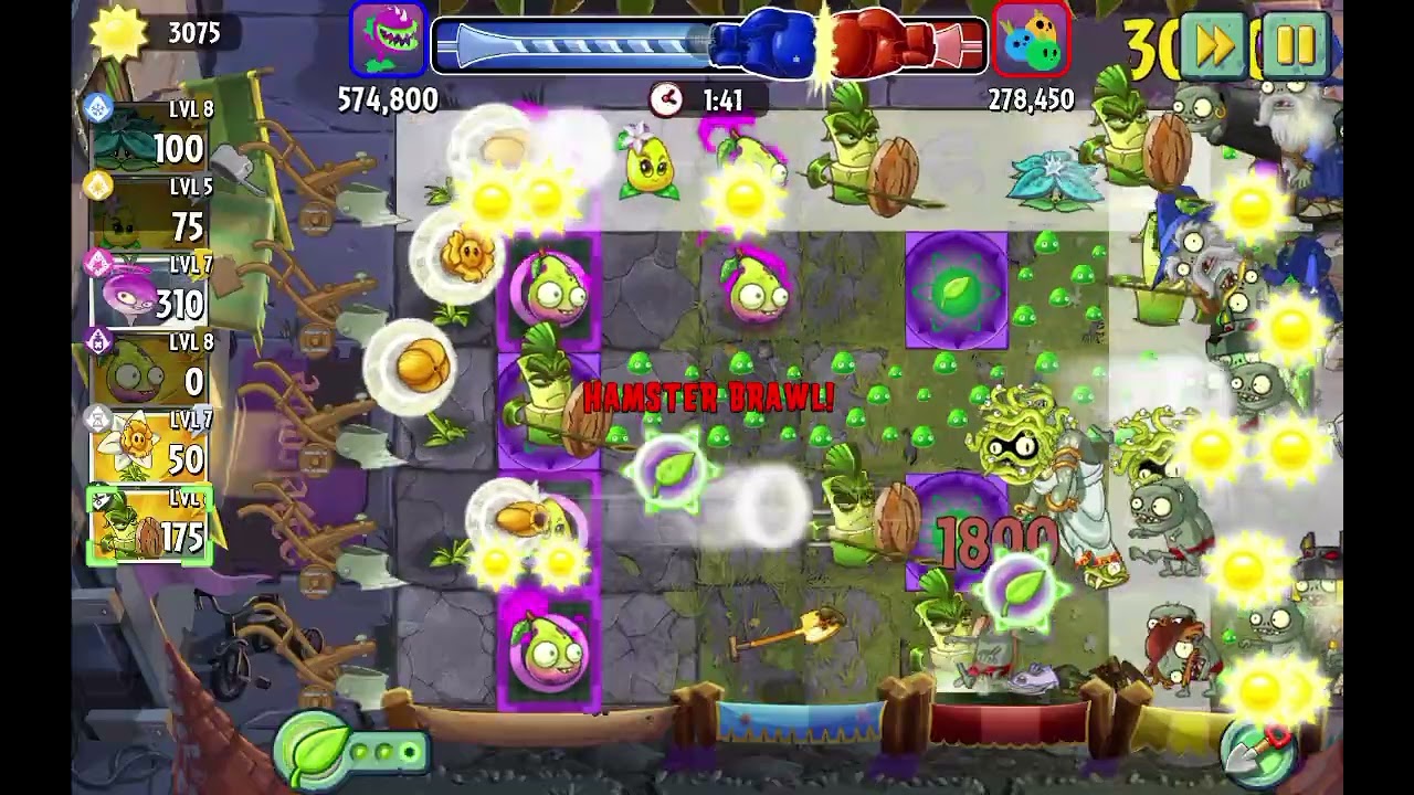 Plants vs Zombies Arena Fight 