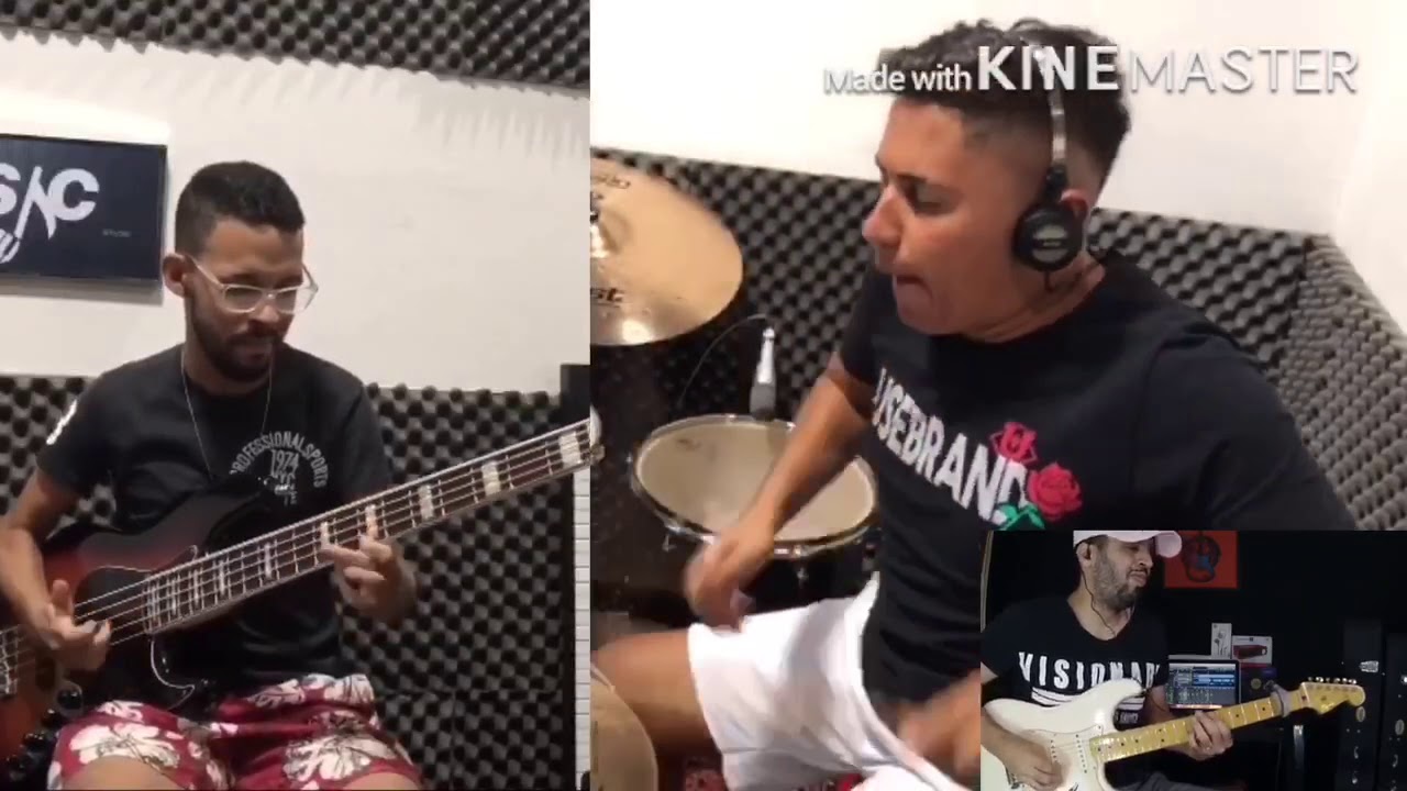 Braba - Lu&iacute;sa sonza - PINGO BATERA - RAONI GUITA - CAYC BASS - CoverDrums