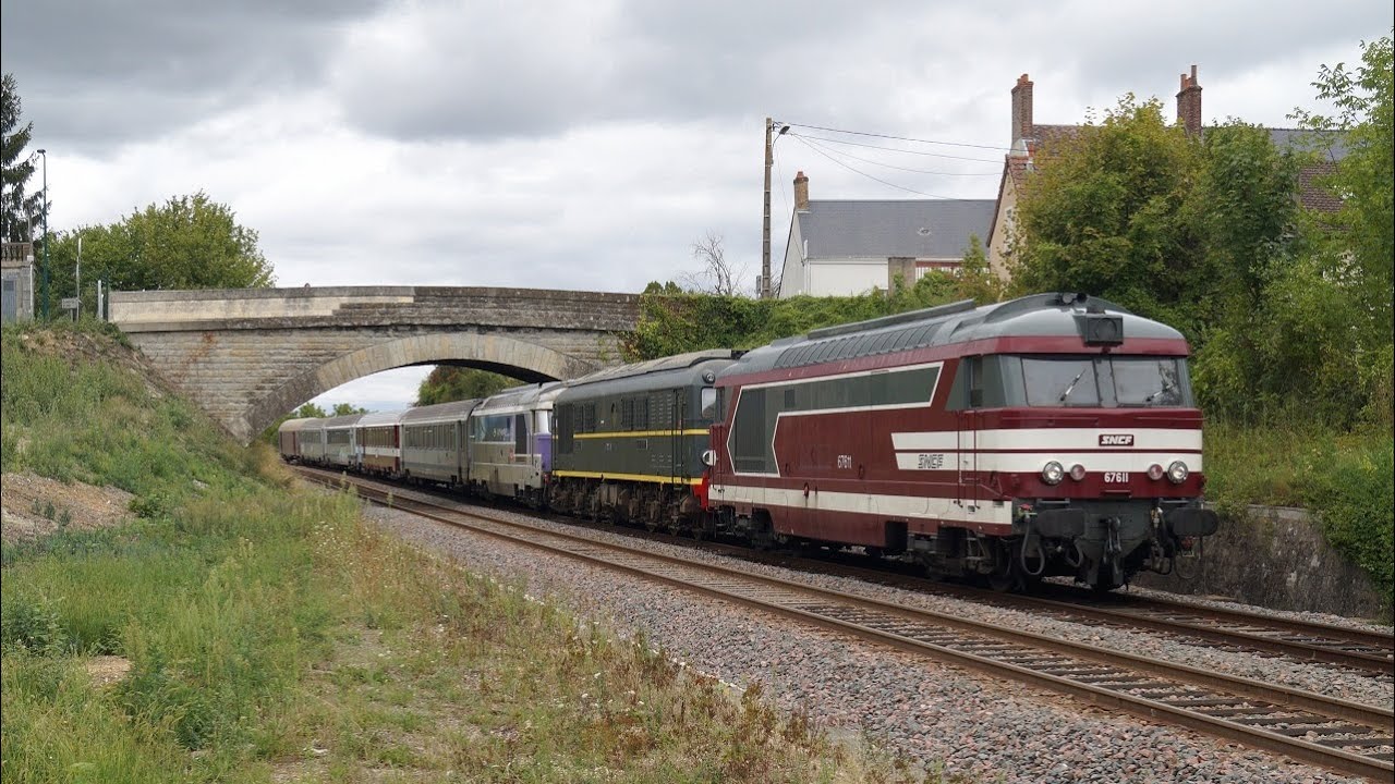 Circulations ferroviaires à Rennes et Le Mans - Juillet-Août 2022