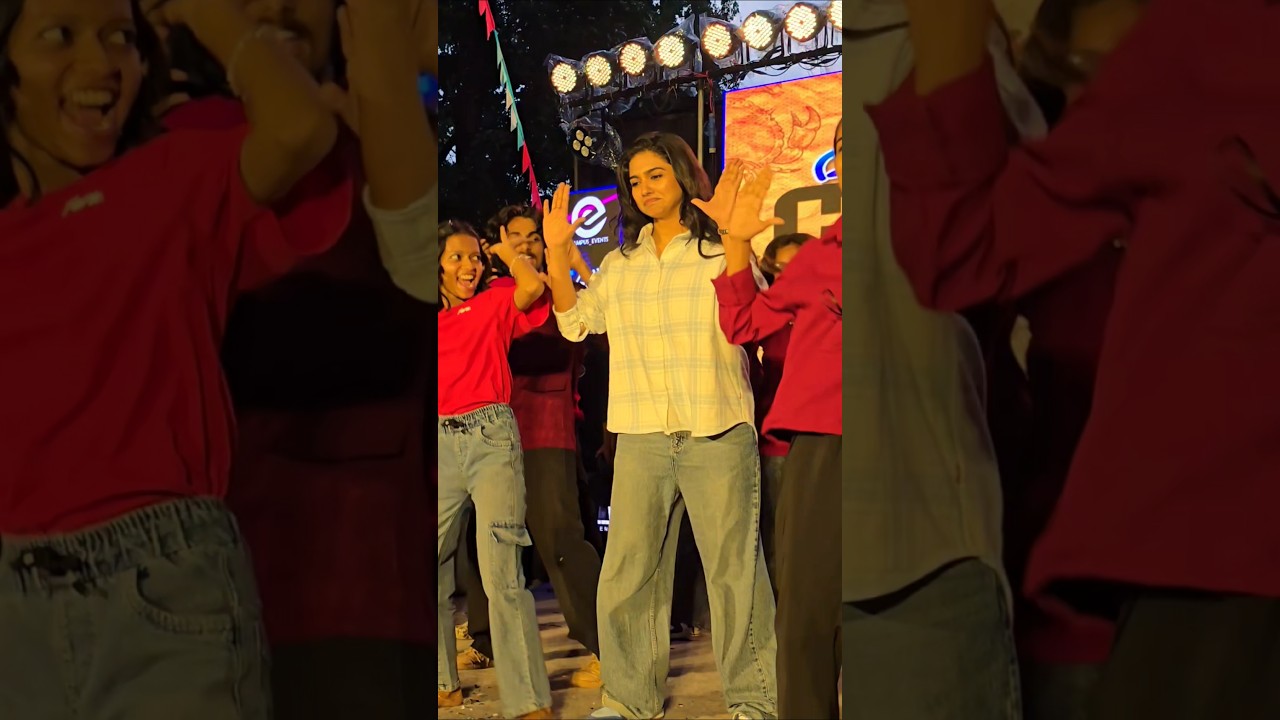 mamitha dance with cute steps #dude #movie #tamil #shorts #actress #shorts #pradeepranganathan