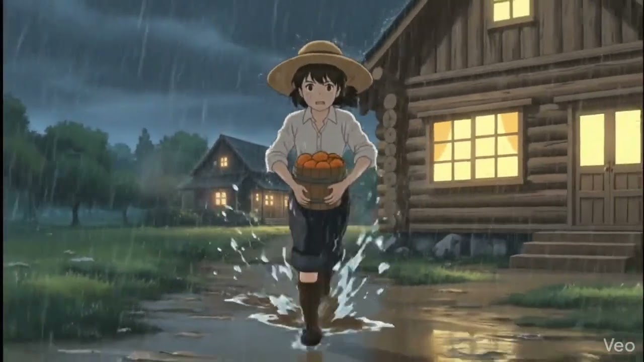 Gardening during a storm..🍀