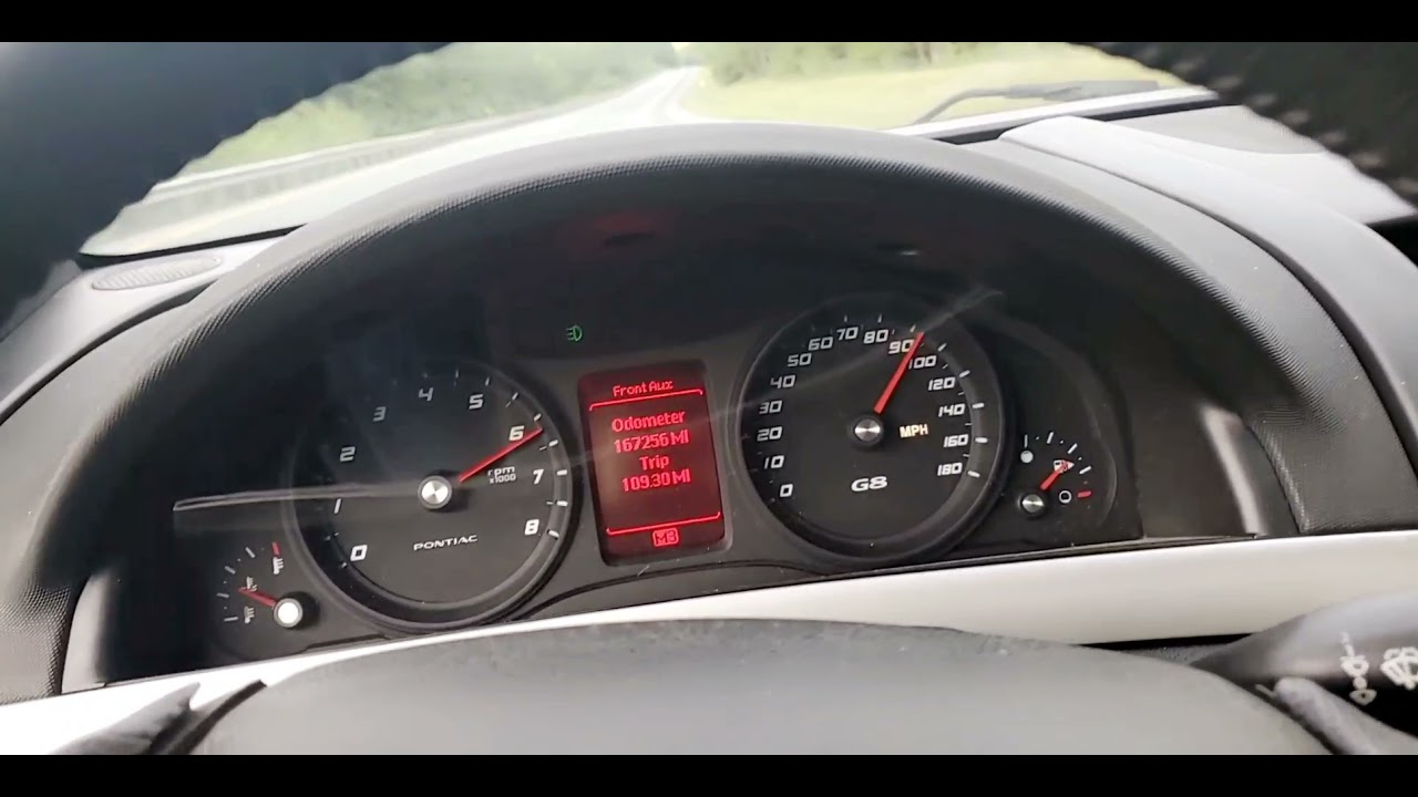 Pontiac G8 BLP probationary cam Pat g base tune 60-125 pull