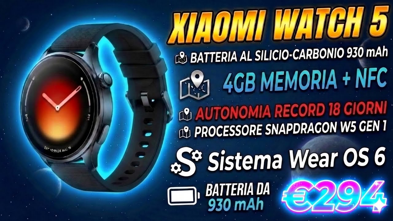 XIAOMI WATCH 5 è assurdo! Recensione completa