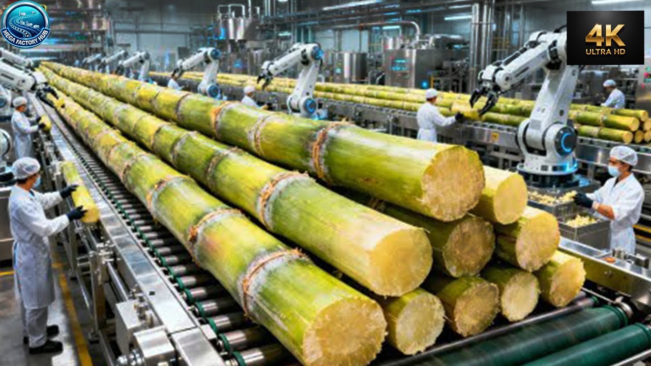 How Sugar Is Made in a Mega Factory  Complete Pro