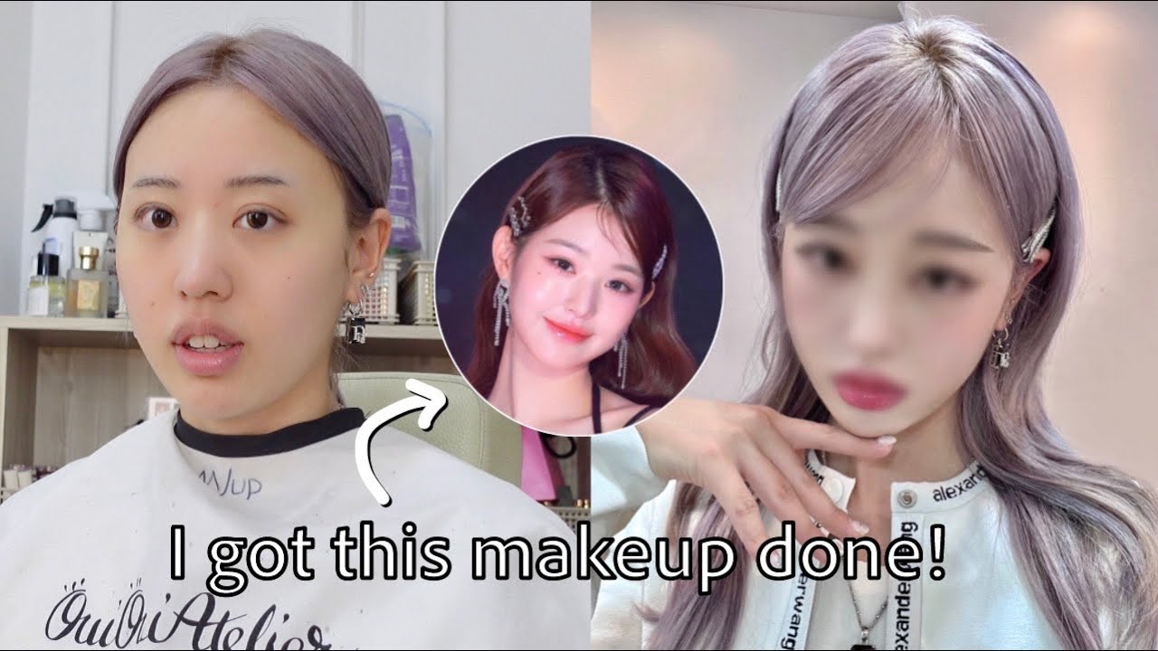 IVE makeup artist turned me into Wonyoung (many makeup tips)! 아이브 담당쌤한테 레전드 장원영 메이크업 받았어요!