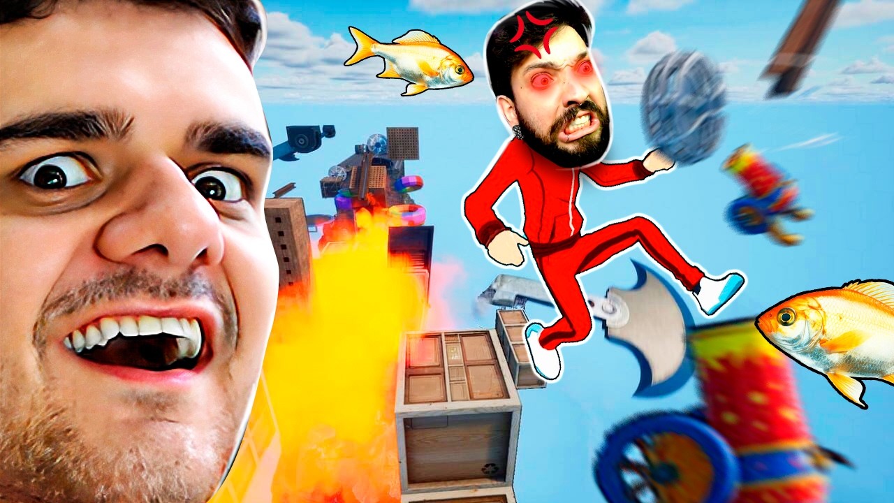 Fizemos O Gabs Dar Rage Nesse Jogo De Desviar Dos Obstáculos