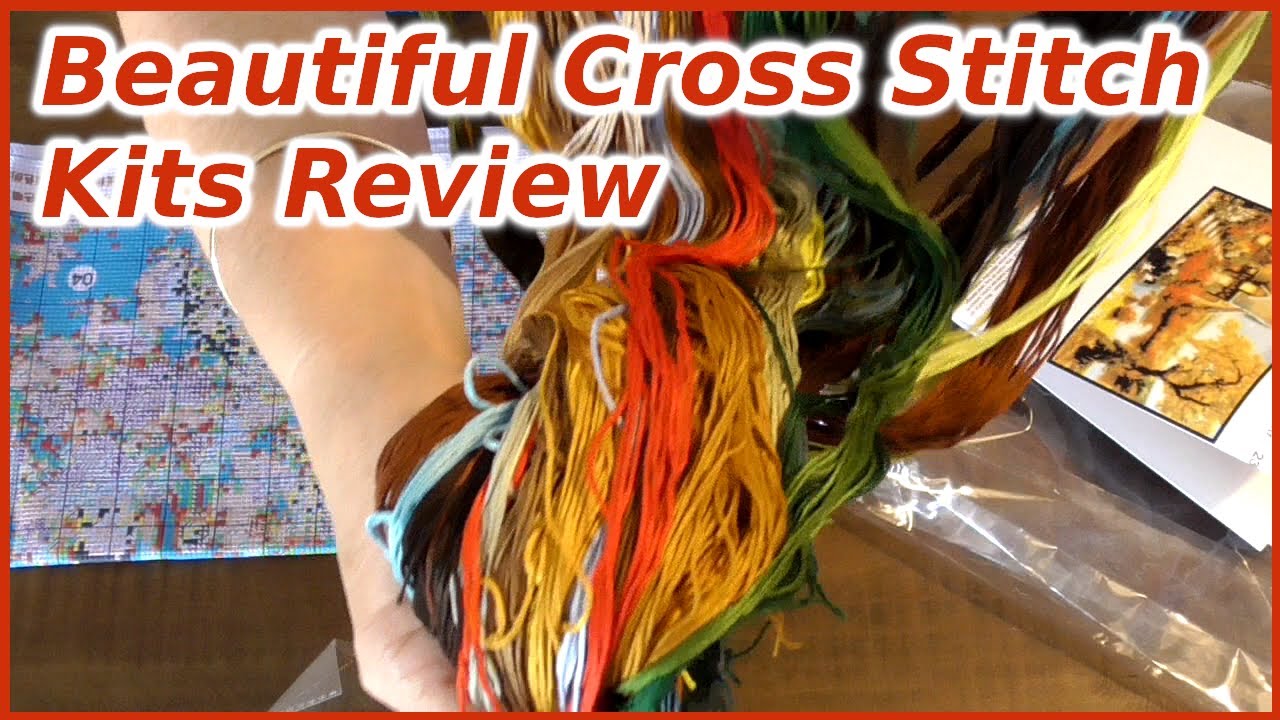 Beautiful Cross Stitch Kits Review/Unboxing From #vipcrossstitch  #flosstube