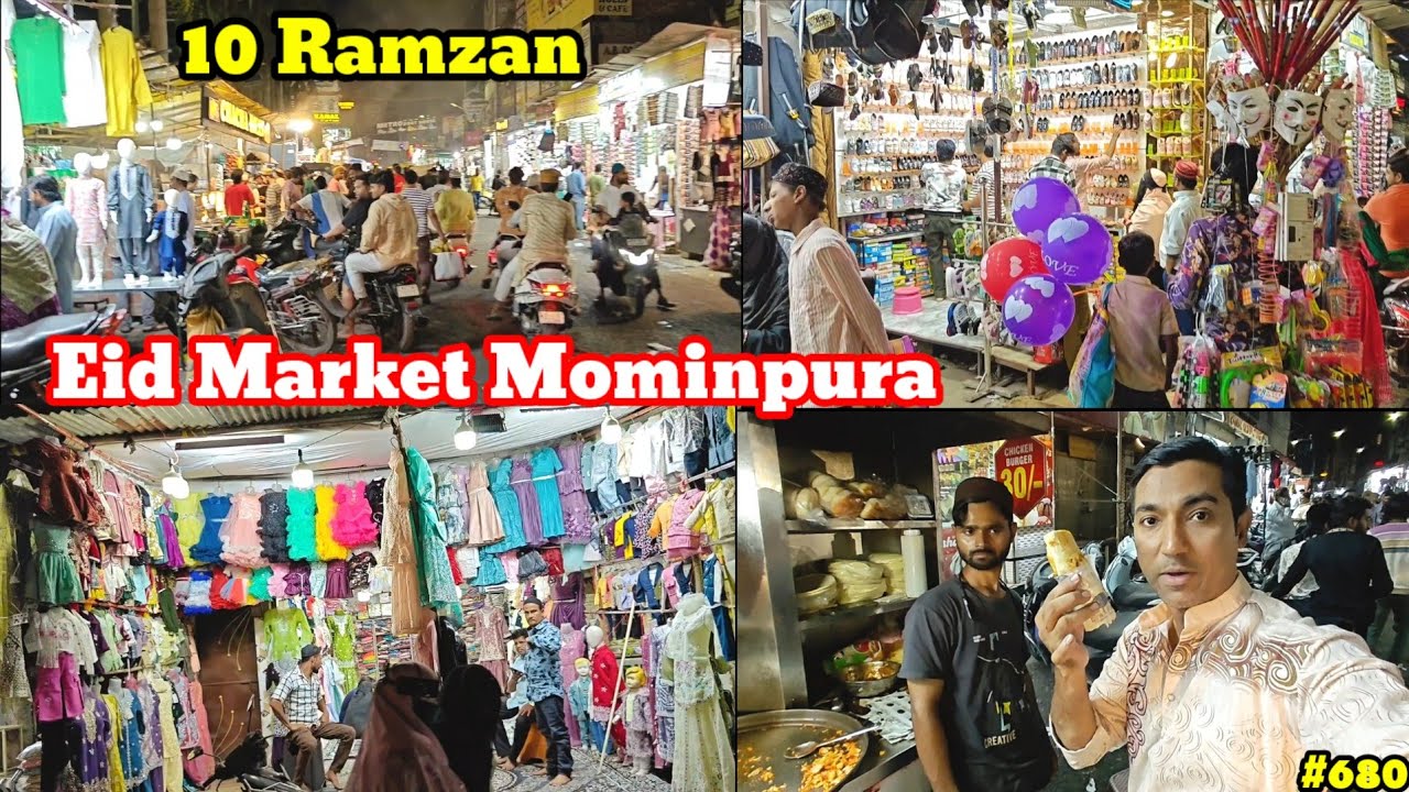 Eid Market Mominpura || Ramzan Ki Raunak Mominpura || अभी मार्केट कितना लगा और कैसा लगा 10 Ramzan ||