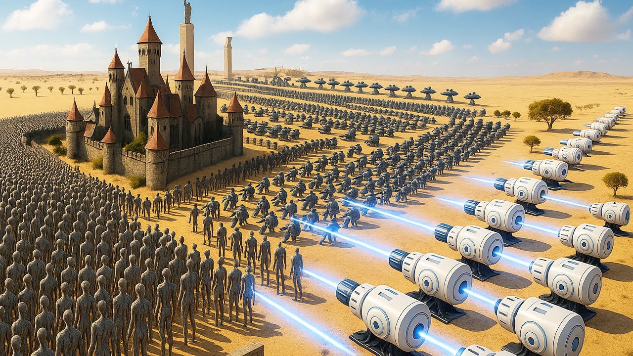 6.000.000 Demons and Aliens vs Halo Turret & T45 Elite – UEBS 2 Battle