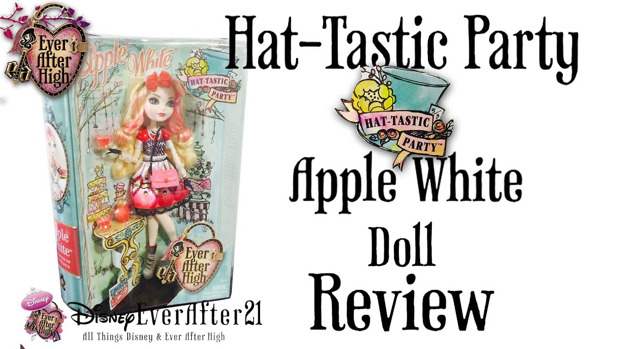 Ever After High New Hat Tastic Party Apple White Doll Review [Hat-Tastic | HatTastic]
