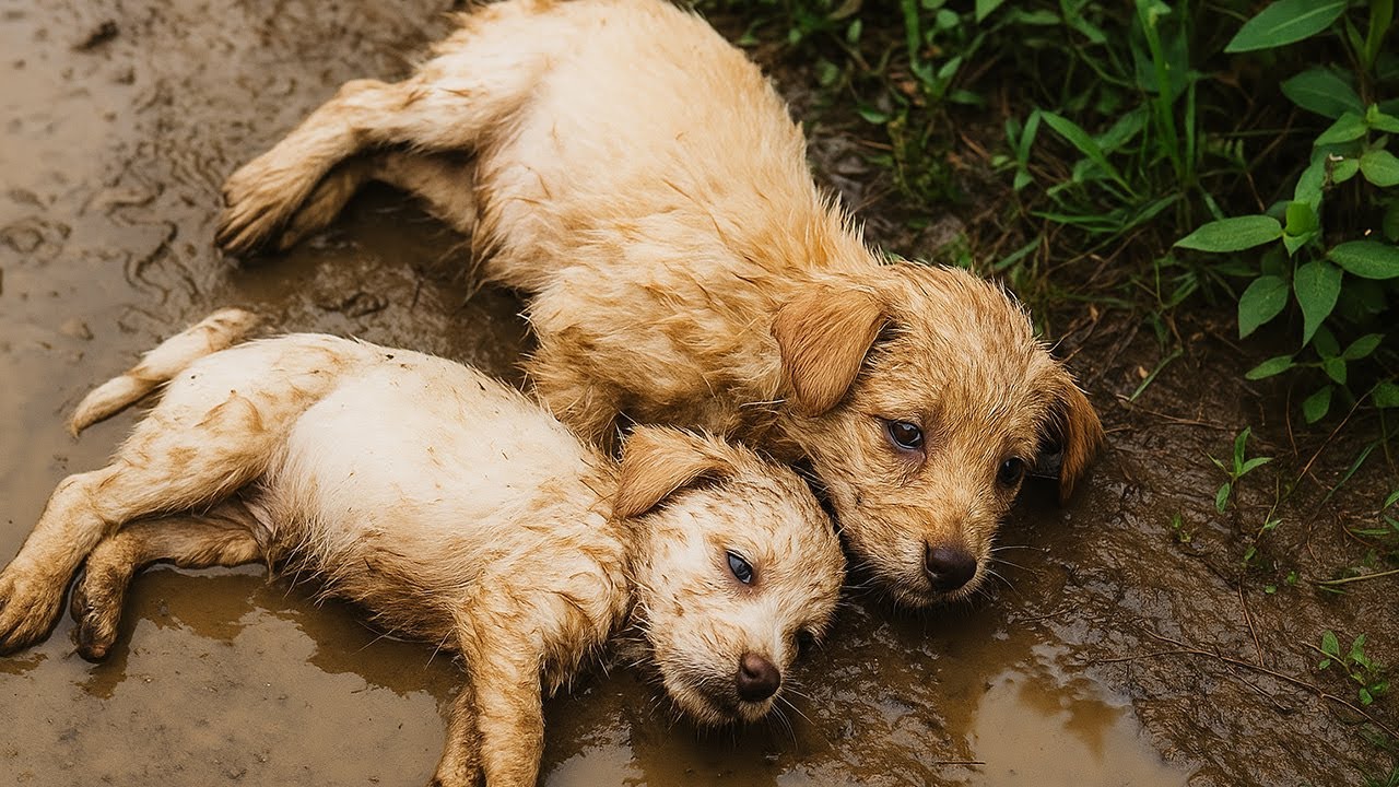 Измученные щенки пищали так слабо, что их не было слышно…Женщина наклонилась и застыла в шоке