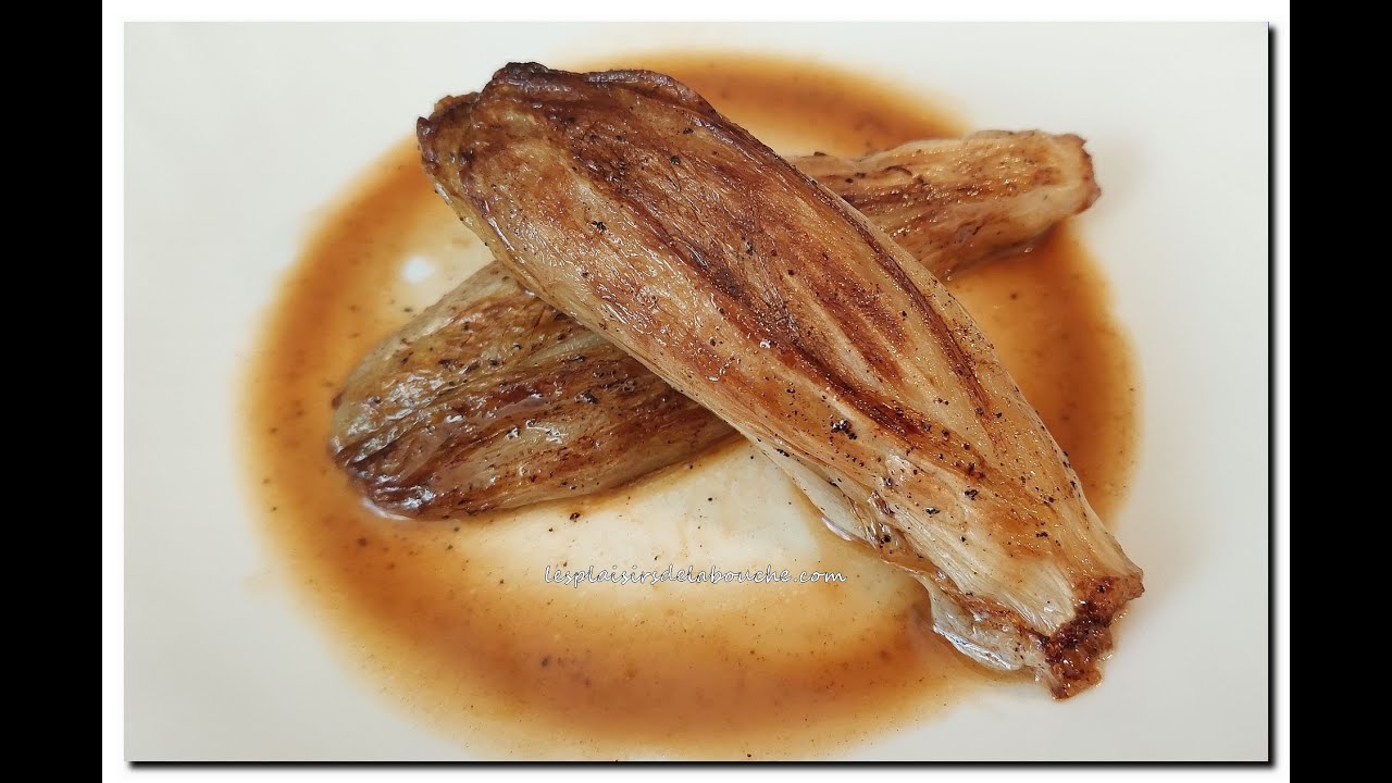 Chicons ou endives braisées au miel